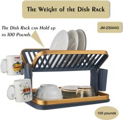 Kosova WIN-04 2 Katlı Alüminyum Tabaklık - Gold