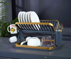 Kosova WIN-04 2 Katlı Alüminyum Tabaklık - Gold