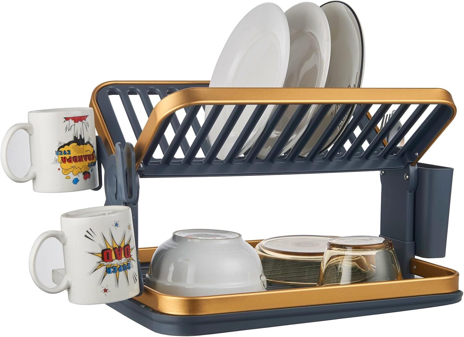 Kosova WIN-04 2 Katlı Alüminyum Tabaklık - Gold