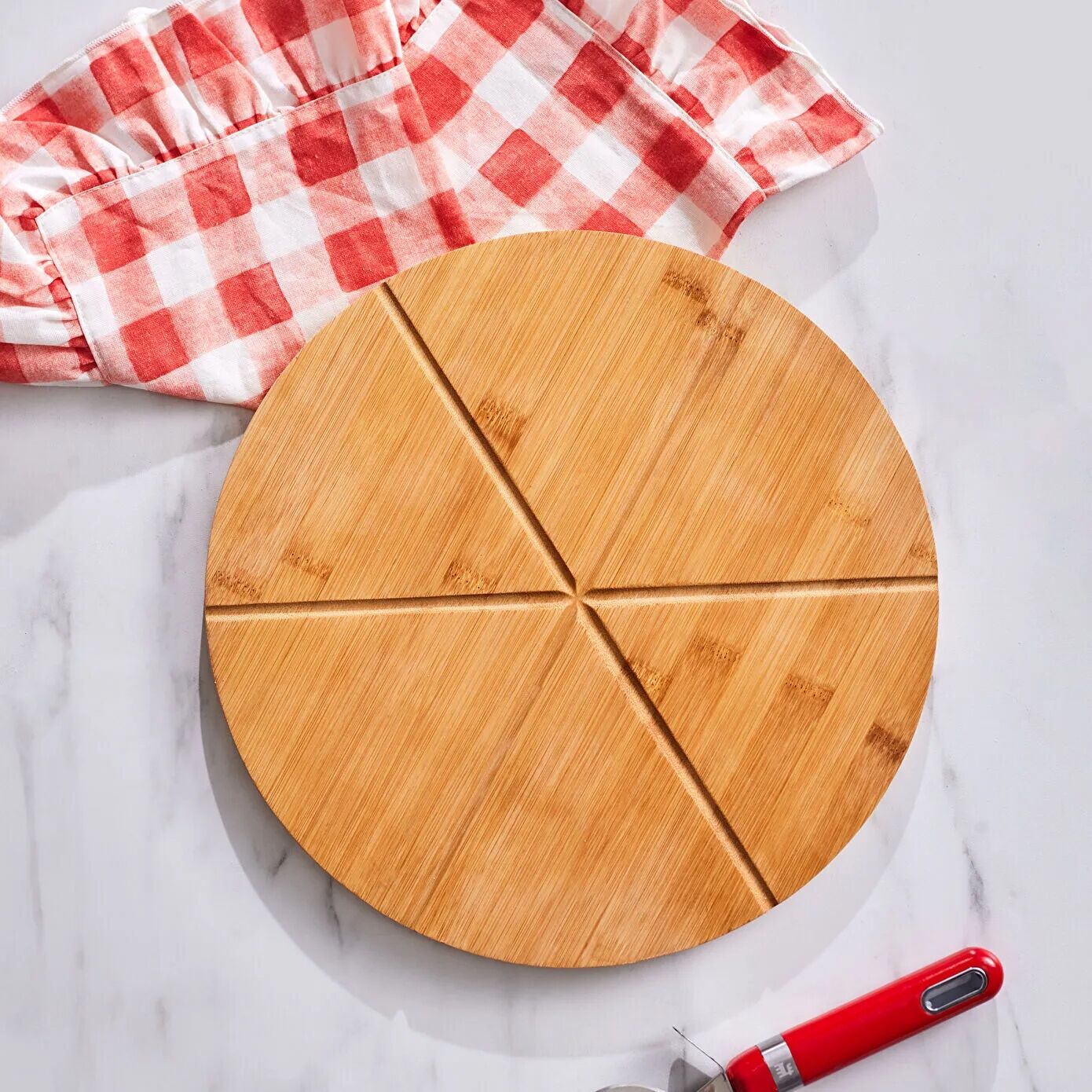 Karaca Bambu Lezza Pizza Kesme Tahtası ve Sunumluk