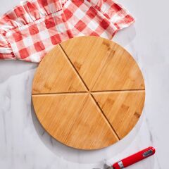 Karaca Bambu Lezza Pizza Kesme Tahtası ve Sunumluk
