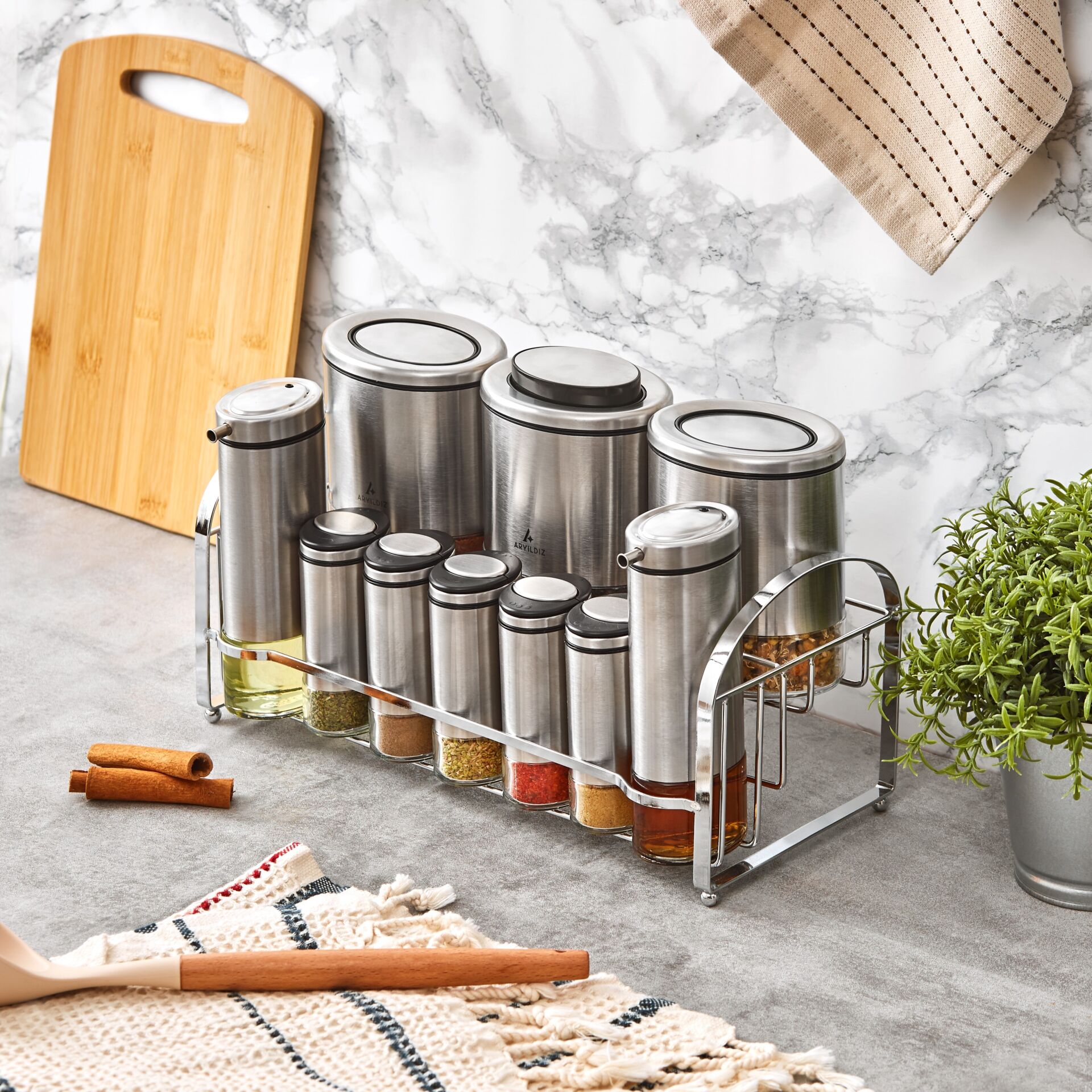 Aryıldız Cruz 11 Parça Mutfak Seti