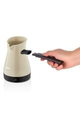 Sinbo SCM-2951 Plastik Elektrikli Kahve Makinesi Cezve-Krem