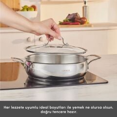 Karaca Arena 8 Parça Çelik Tencere Seti