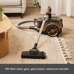 Karaca Vantuz Mpro Elektrikli Süpürge Walnut Brown