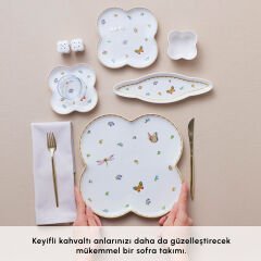 Karaca Stream Bone Destina 34 Parça 6 Kişilik Kahvaltı Takımı
