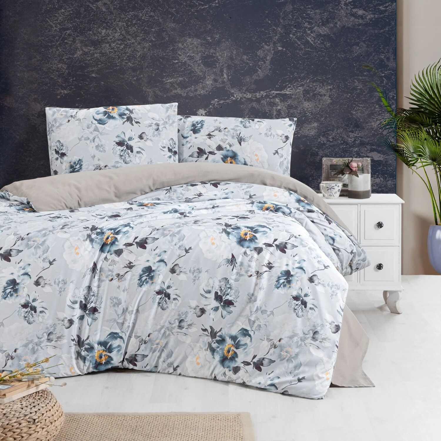 Aryıldız Home Exclusive Saten Nevresim Çift Kişilik Carina