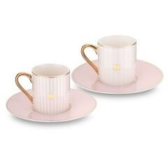 Jumbo Navy 2'li Kahve Fincan Takımı Pink