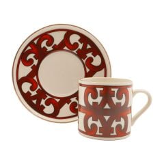 Aryıldız Bakkha 12 Parça 6 Kişilik Türk Kahve Fincan Takımı 90 ml