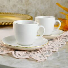 Aryıldız Alisa 12 Parça 6 Kişilik Türk Kahve Fincan Takımı 90 ml