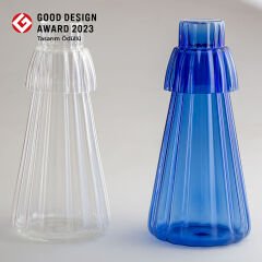 Jumbo Bloom Şeffaf Başucu Sürahisi