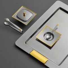 Jumbo Danica Altın Kaplama 28 Parça Çay Seti