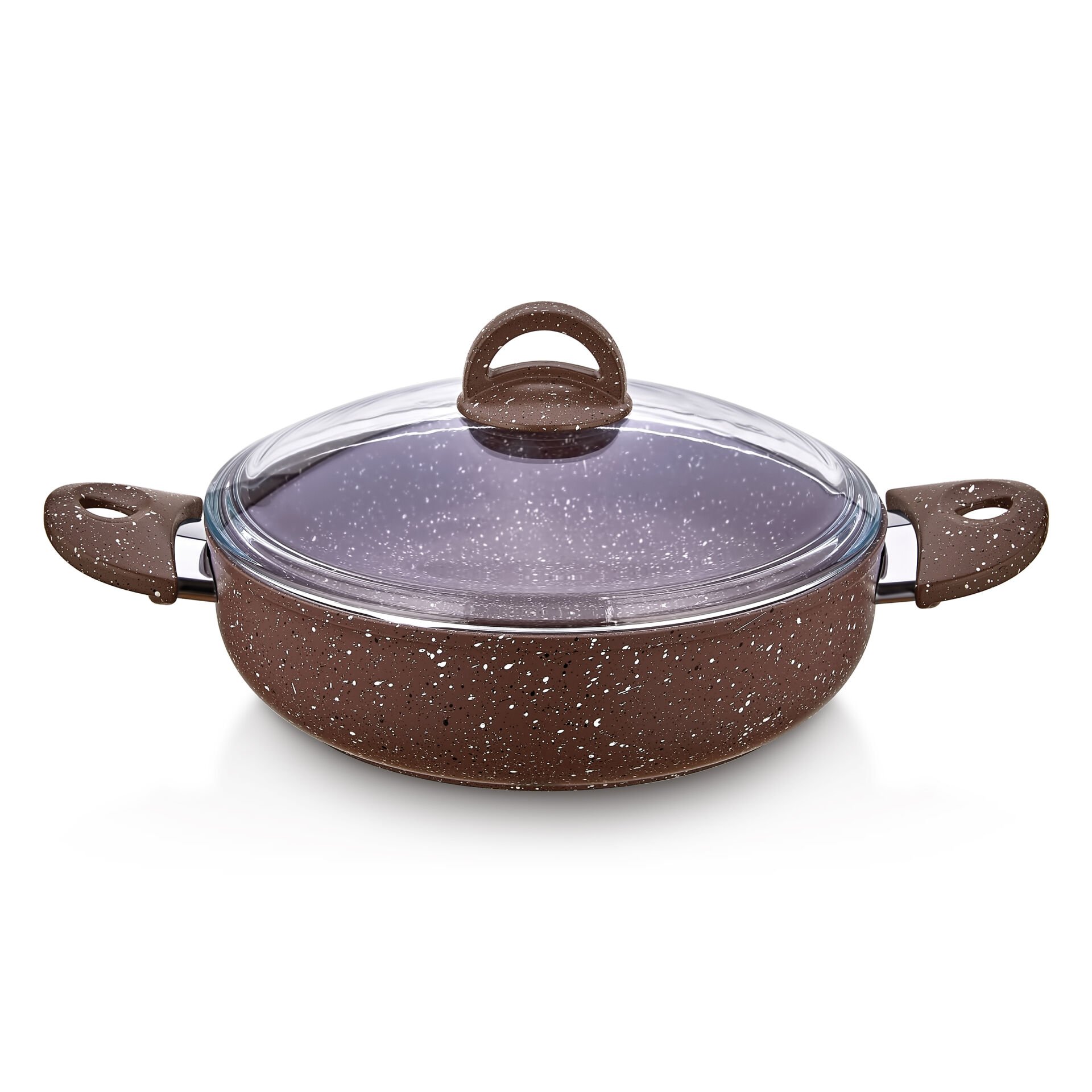 Saflon SF8628GR Granit Line 28 cm Basık Tencere 4.25 Litre