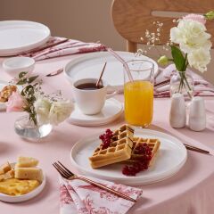 Karaca Stream Bone Sunset 34 Parça 6 Kişilik Kahvaltı Takımı Beyaz