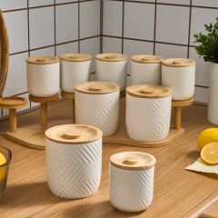 Karaca Estoda 10 Parça Standlı Baharat Takımı