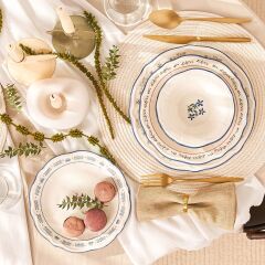 Emsan Farina Porselen 24 Parça 6 Kişilik Yemek Takımı