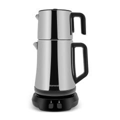 Homend Royaltea Elegant 1776H Parlak Inox Çay Makinesi