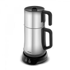 Homend Royaltea Elegant 1776H Parlak Inox Çay Makinesi