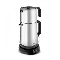 Homend Royaltea Elegant 1776H Parlak Inox Çay Makinesi