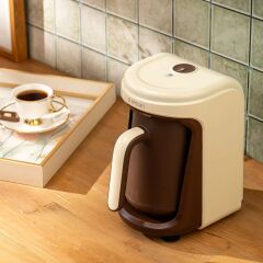 Emsan Nostalji 1837H Türk Kahvesi Makinesi Krem