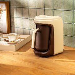 Emsan Nostalji 1837H Türk Kahvesi Makinesi Krem